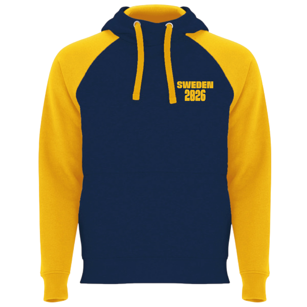 Gul/Blå Hoodie Ver - 2