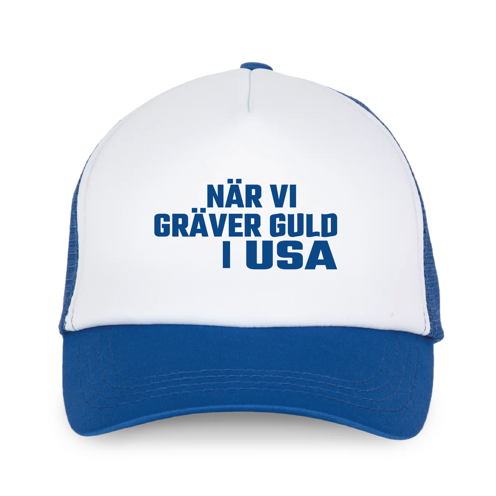 När vi gräver guld i USA Keps